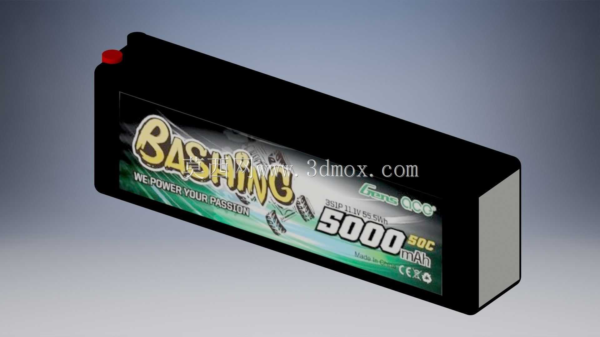 Gens Ace B-50C-5000-3S1P-Bashing 5000mAh 11.1V 3S LiPo���60C