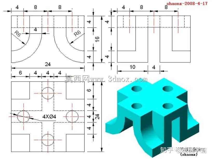 三维CAD基本练习/Autodesk Inventor Pro