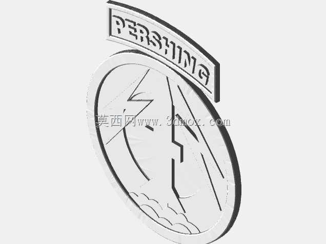 带Pershing标签的第56炮兵指挥部补丁