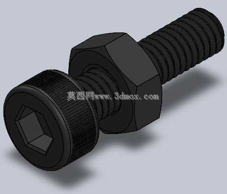 Tornillo M3--0.5x12 con su tuerca