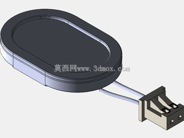 带短线的迷你椭圆形扬声器 - 8 欧姆 1 瓦