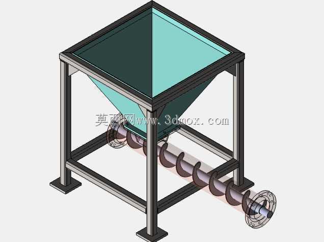 如何在 SolidWorks 中设计料斗螺旋输送机