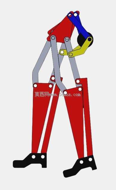 Theo Jansen 步行腿机构 | SolidWorks中的行走机构