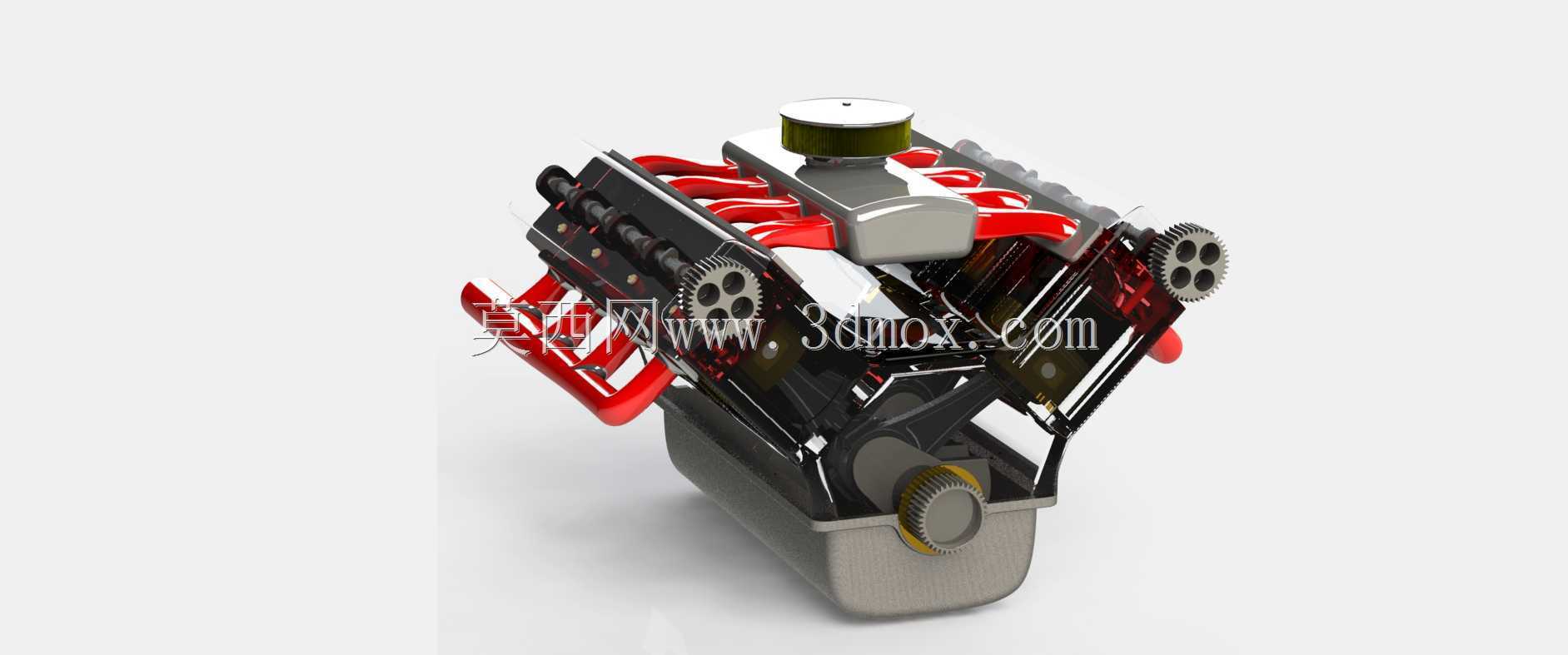 V8发动机总成