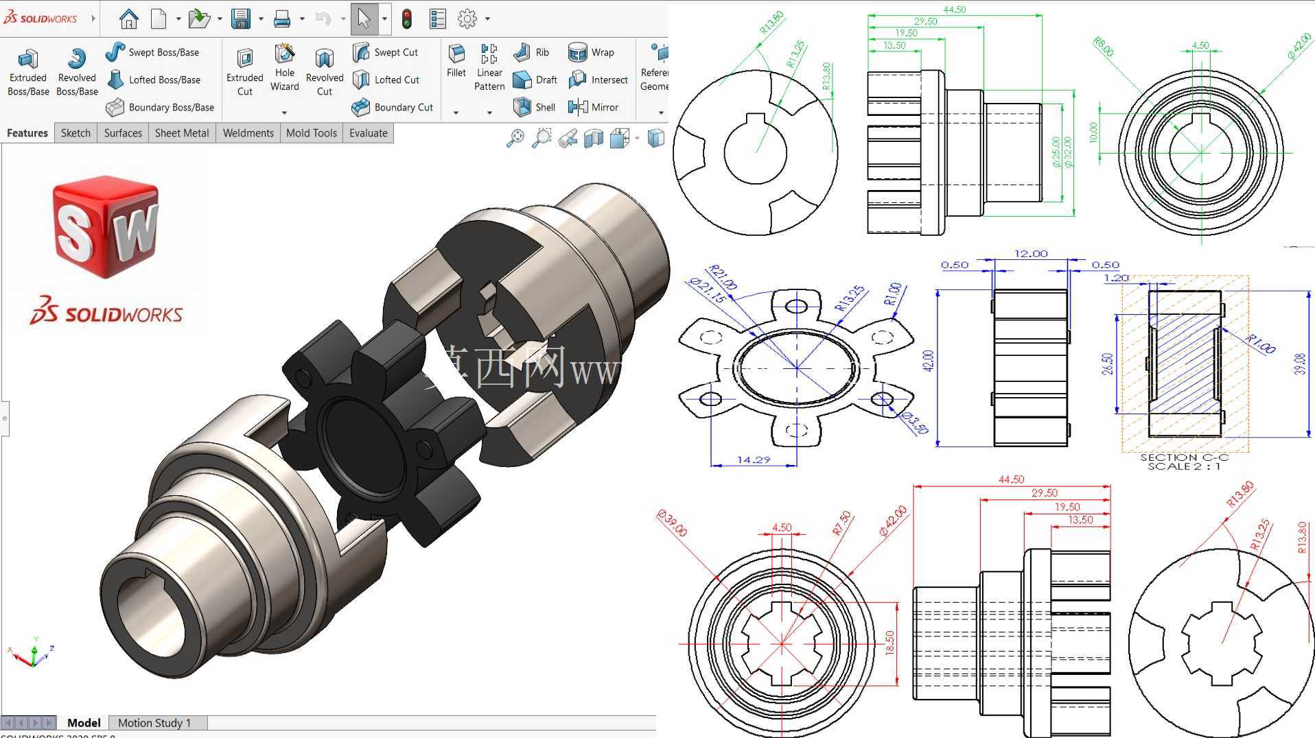 SolidWorks �еĻ�е������ | Solidworks�̳�