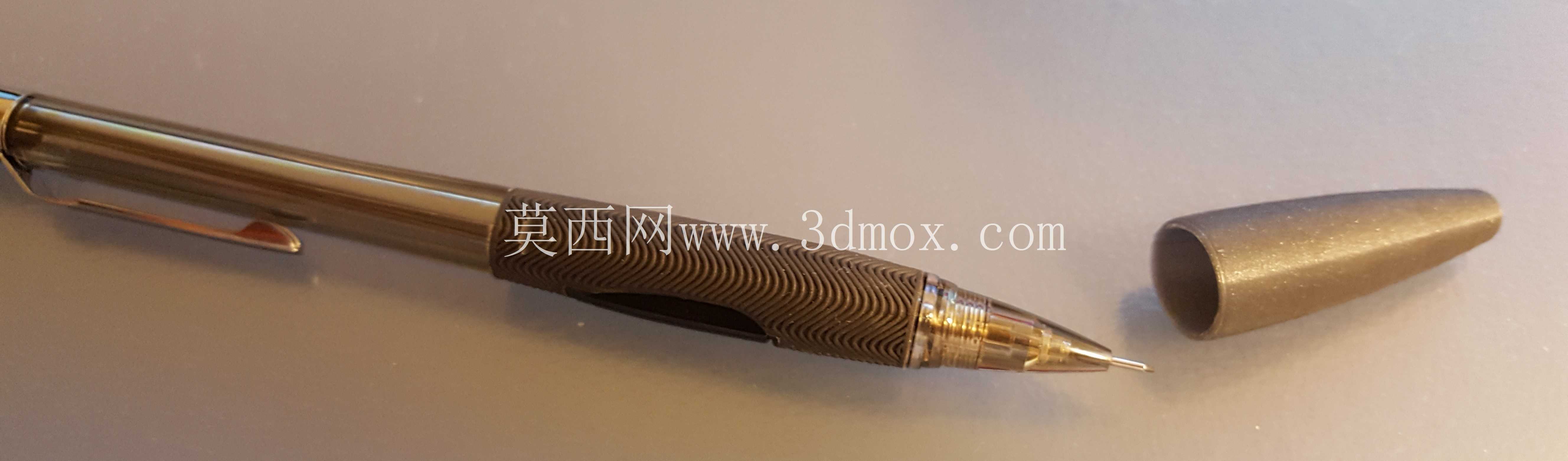 笔尖保护器,带握把的 Pentel Quicker Clicker 自动铅笔