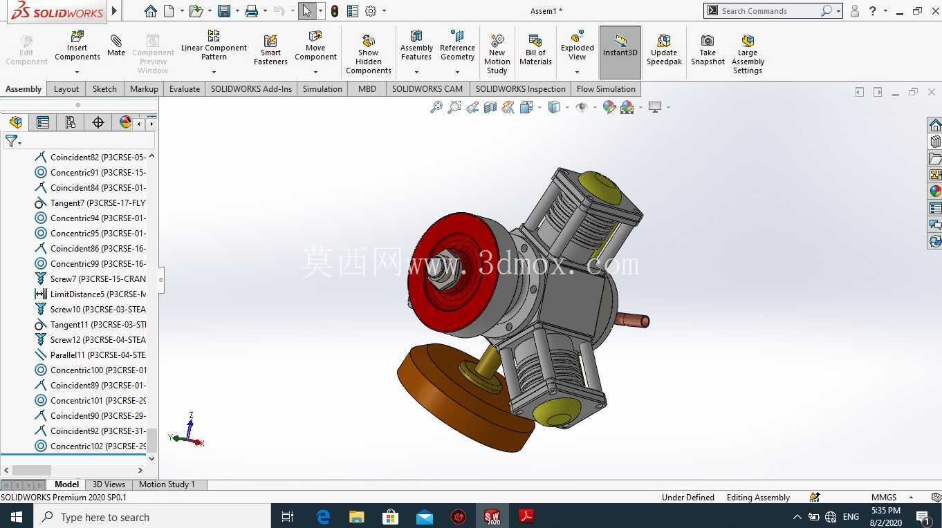 3_Cylinder_Radial_Steam_Engine