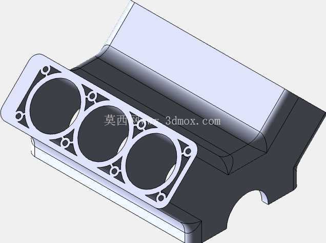 普通碳钢 SolidWorks 零件 | 凸台拉伸、剪切拉伸、肋骨、镜面\u0026圆角