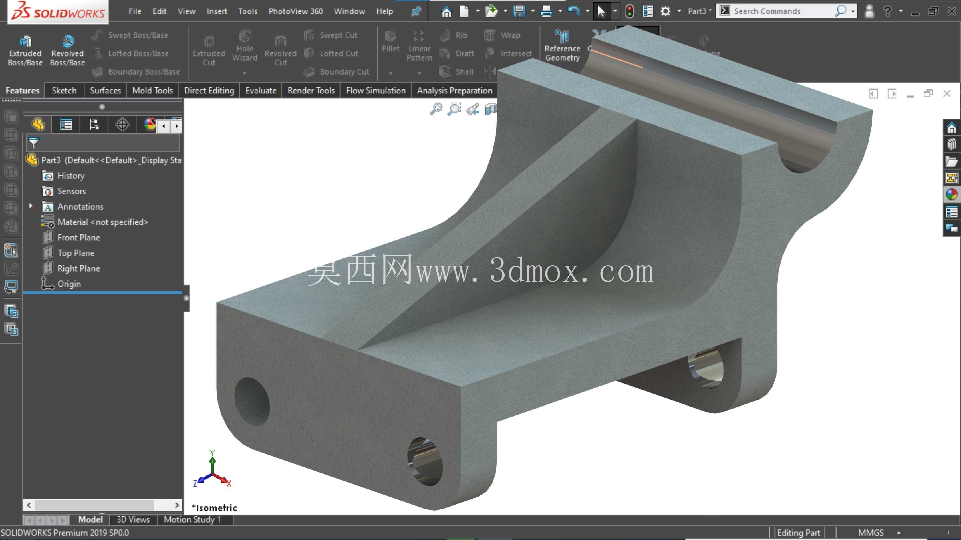 SolidWorks 初学者练习 20
