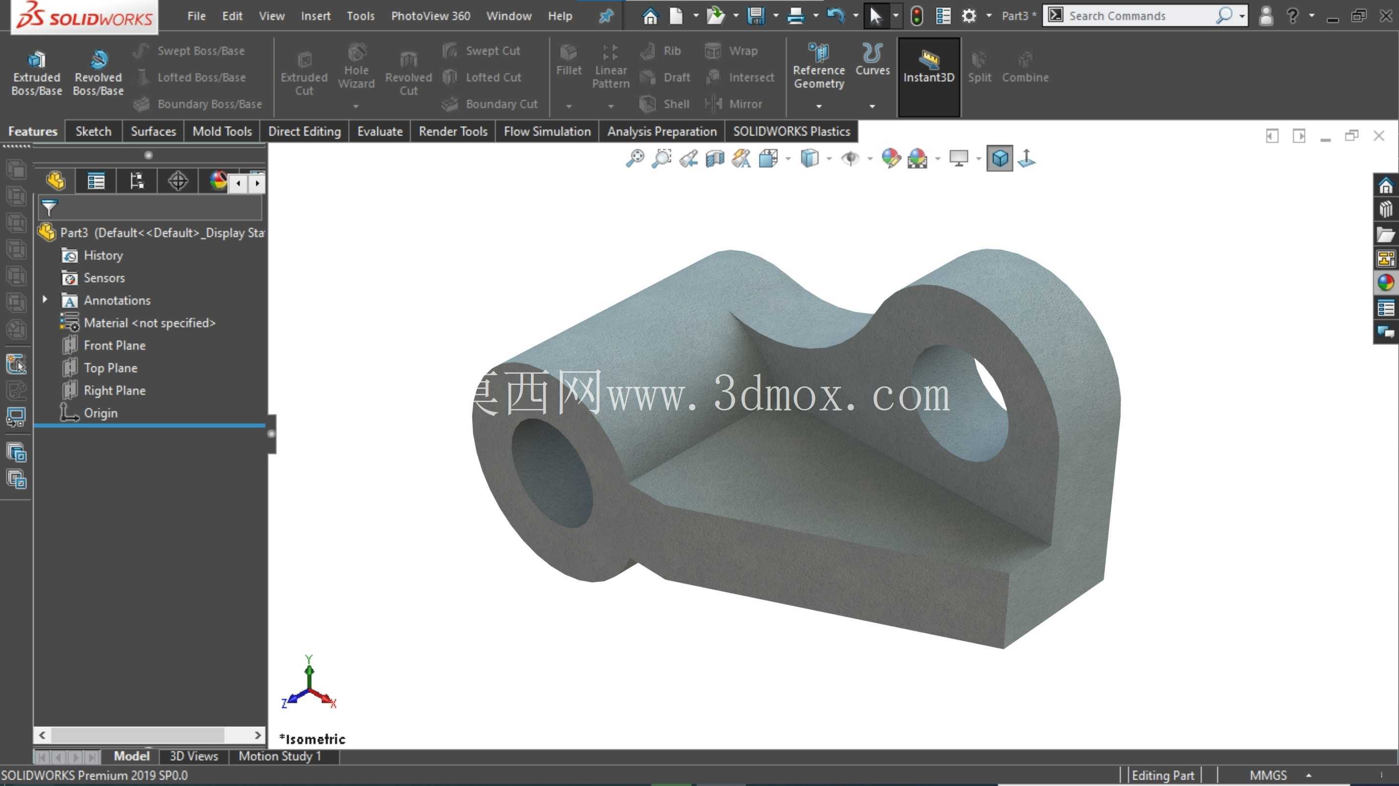 SolidWorks 初学者练习8