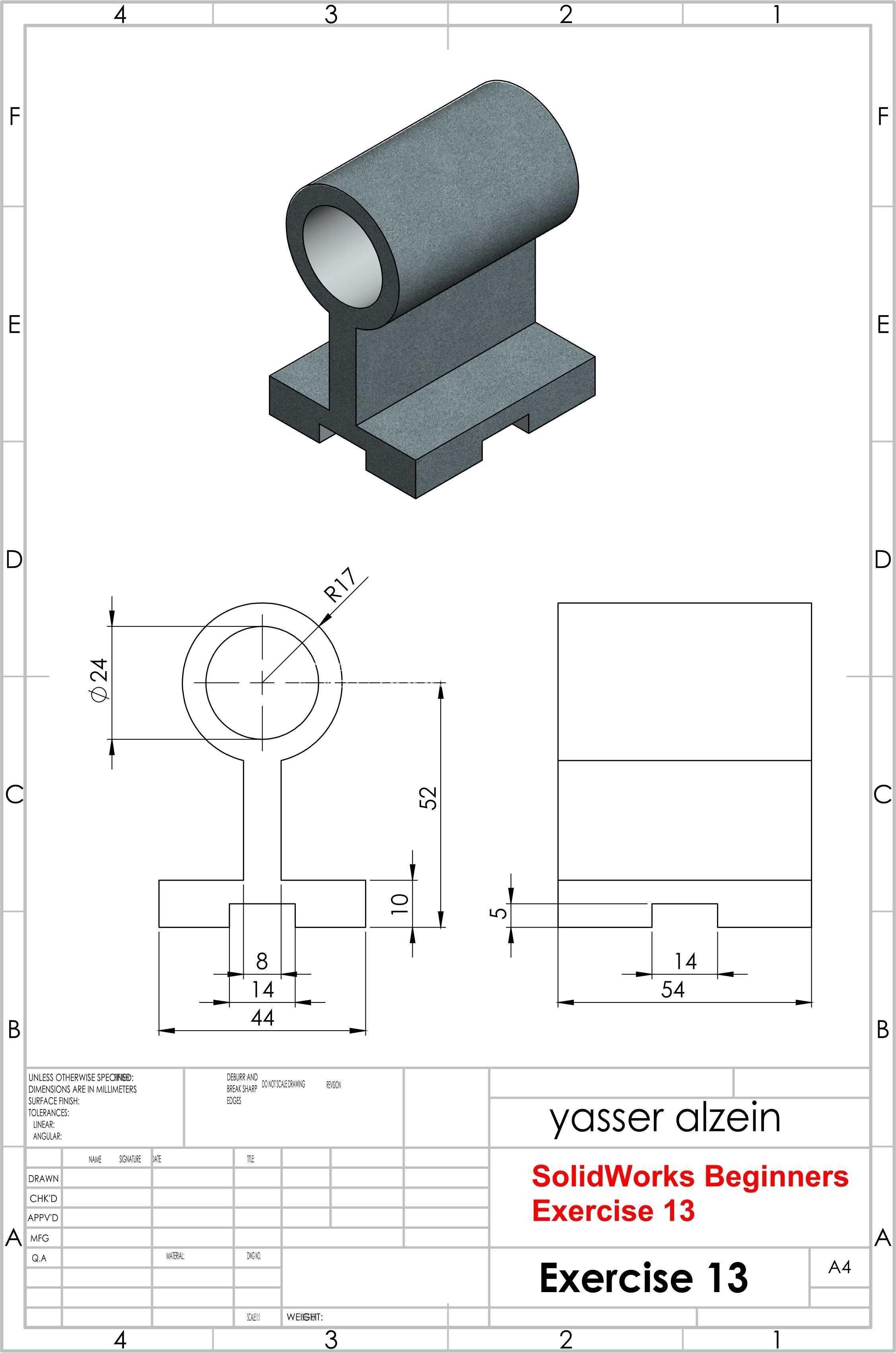 SolidWorks ��ѧ����ϰ 13