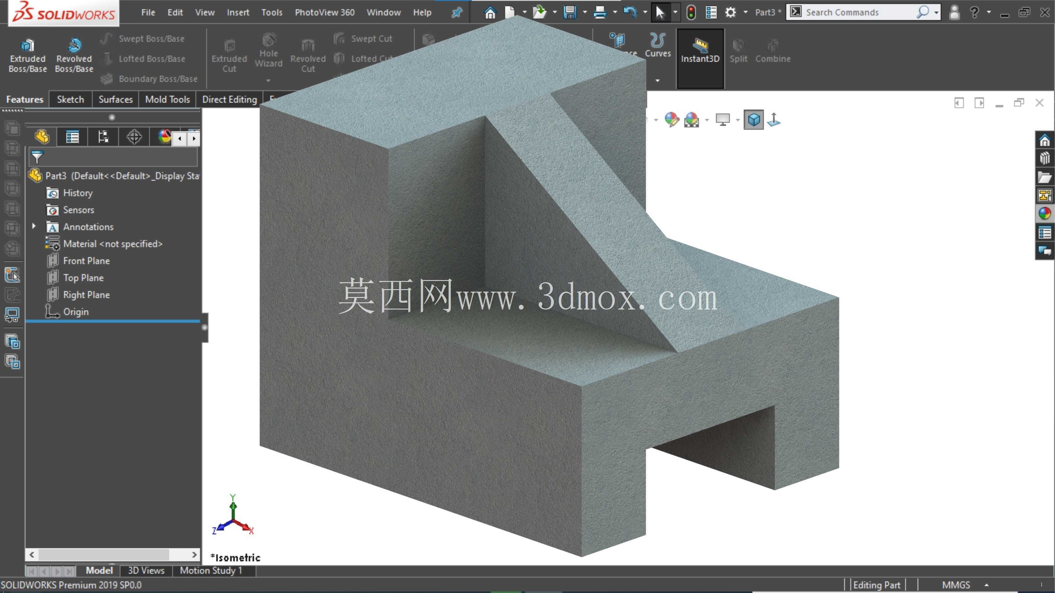 SolidWorks 初学者练习 16
