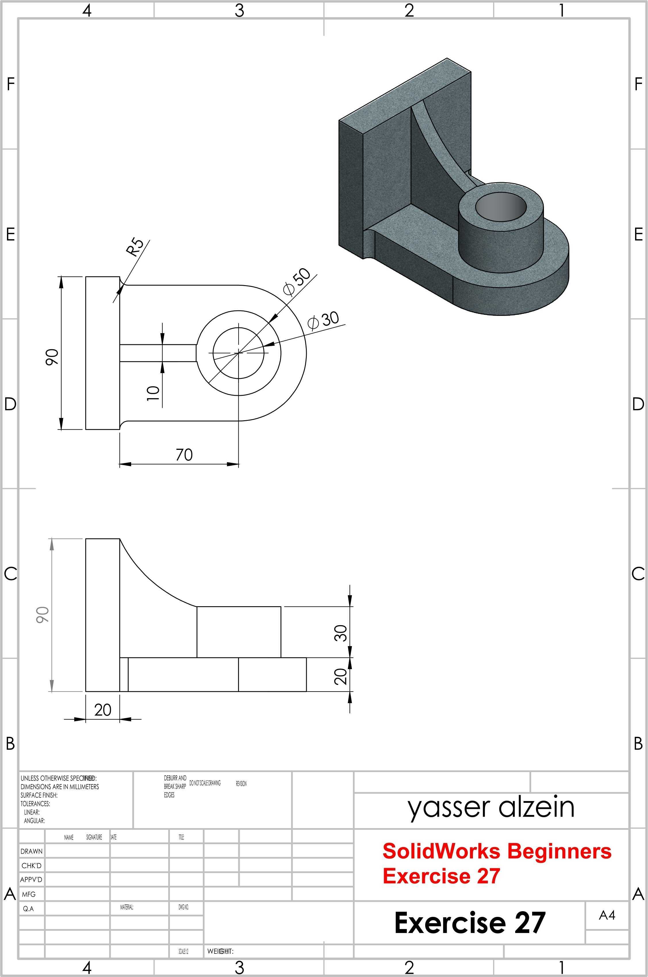 SolidWorks �̳̳�ѧ����ϰ 27