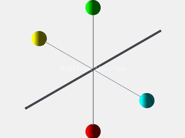 Giroscopio de masas puntuales para aprendizaje intuitivo