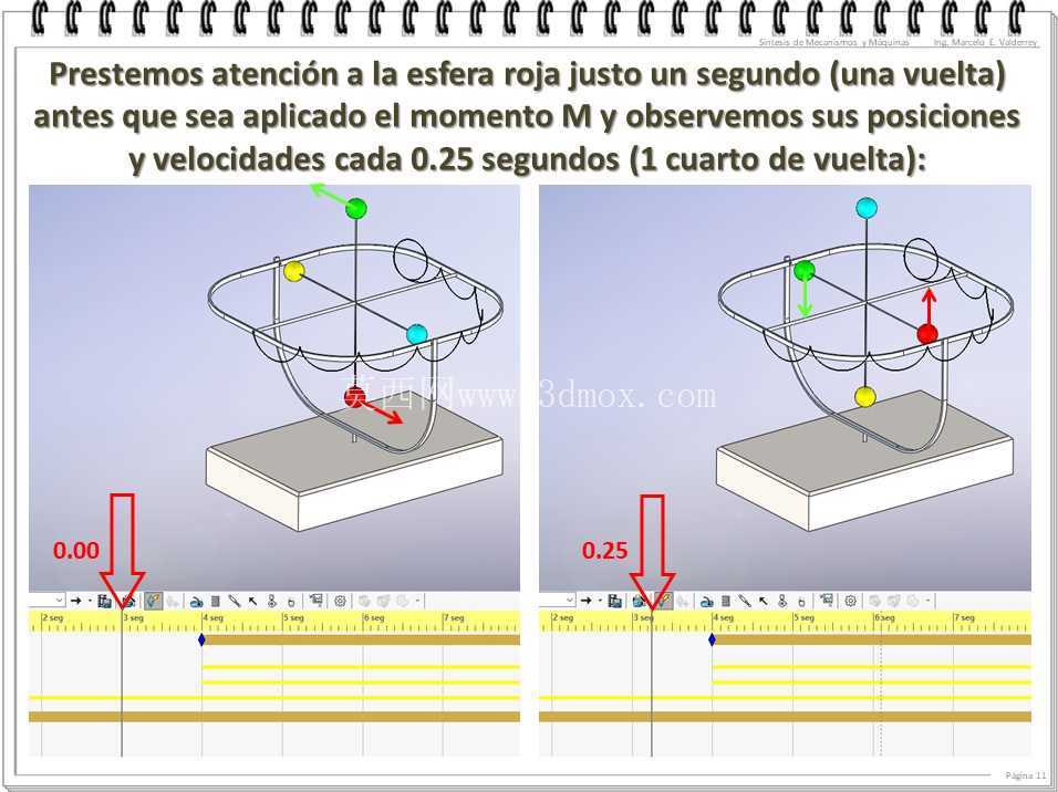 Giroscopio de masas puntuales para aprendizaje intuitivo
