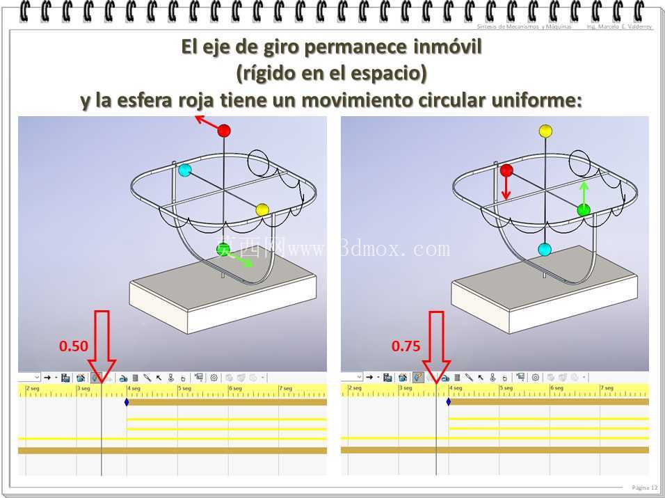 Giroscopio de masas puntuales para aprendizaje intuitivo
