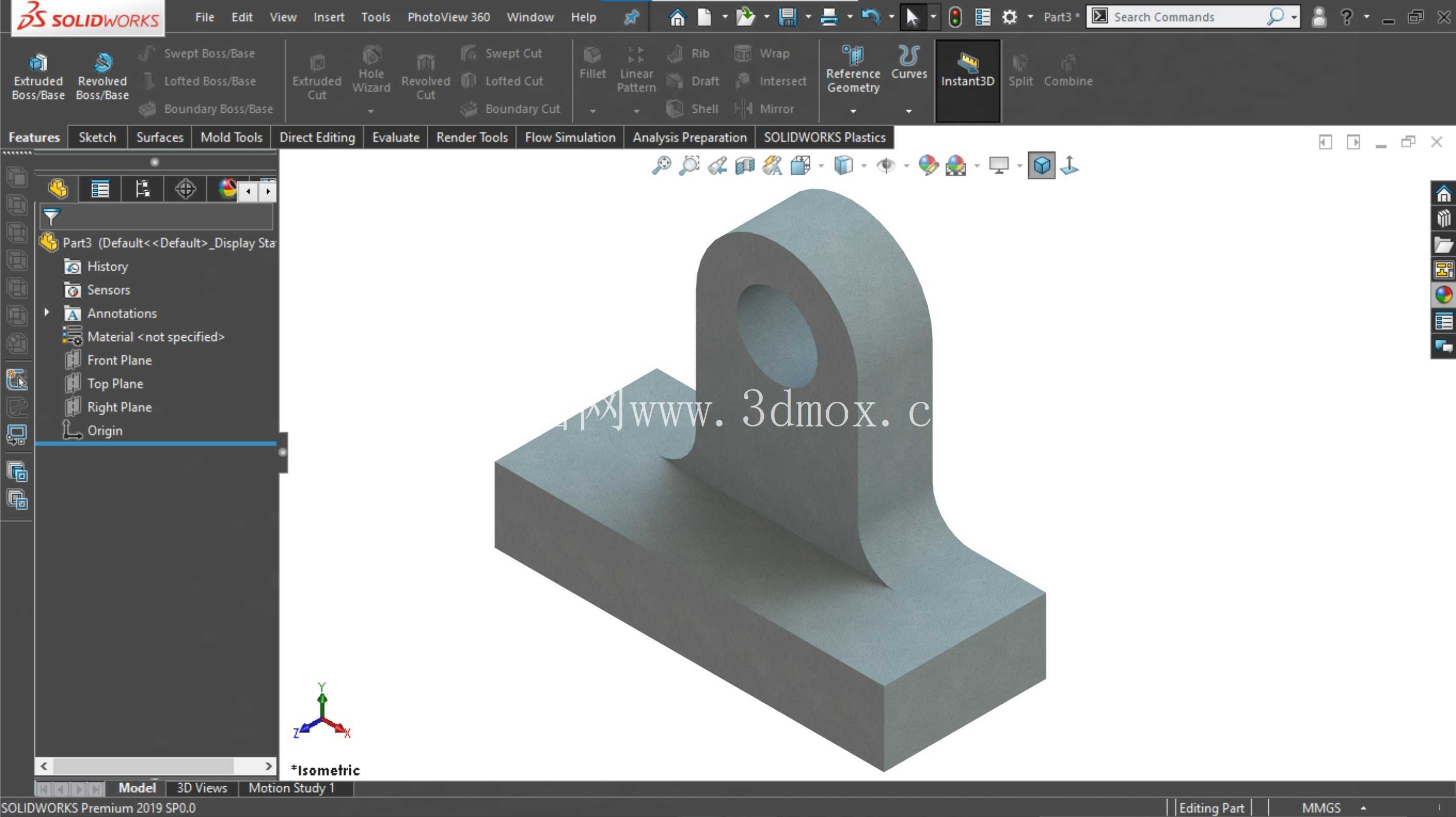 SolidWorks 初学者练习4