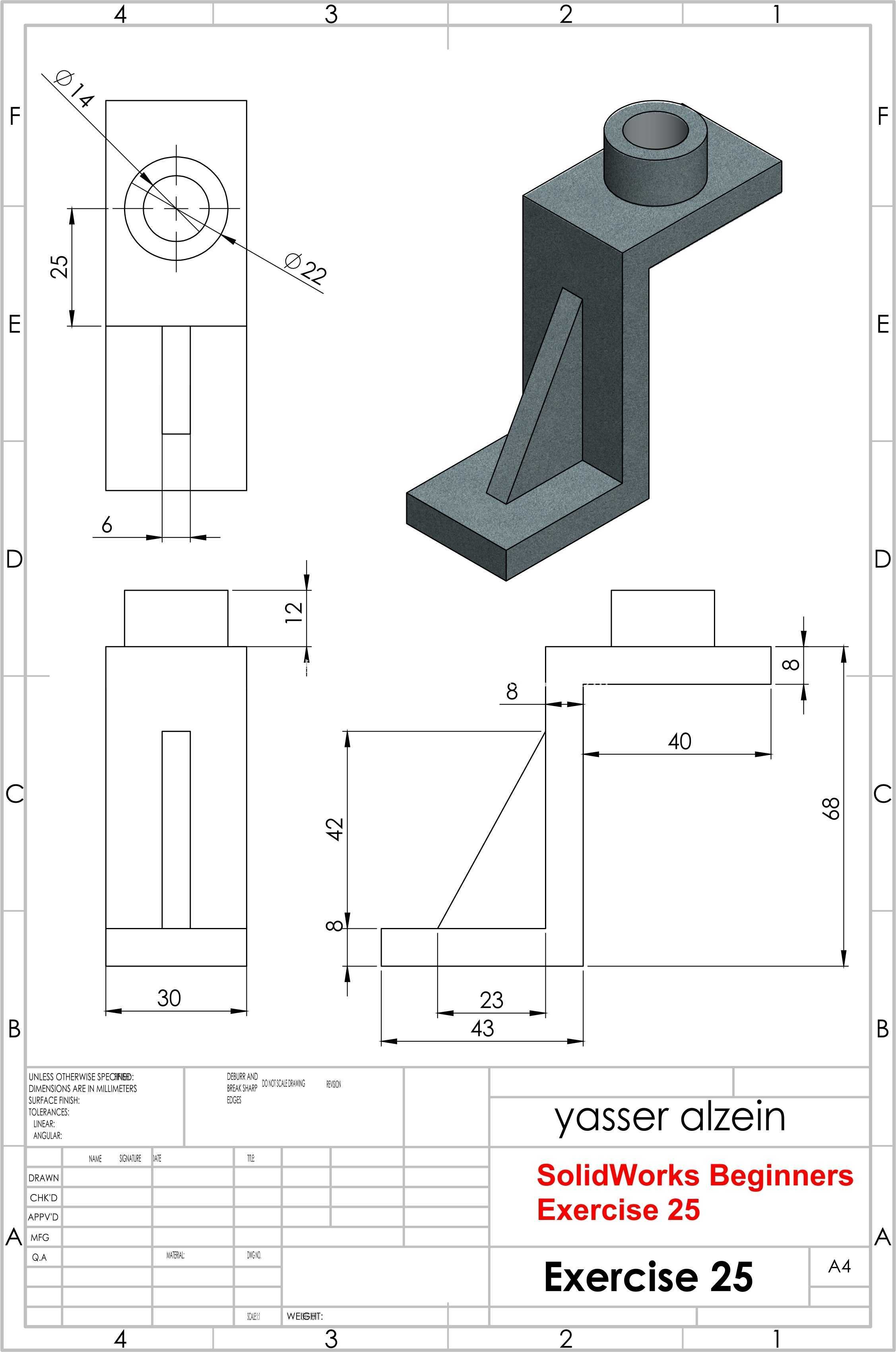 SolidWorks �̳̳�ѧ����ϰ 25