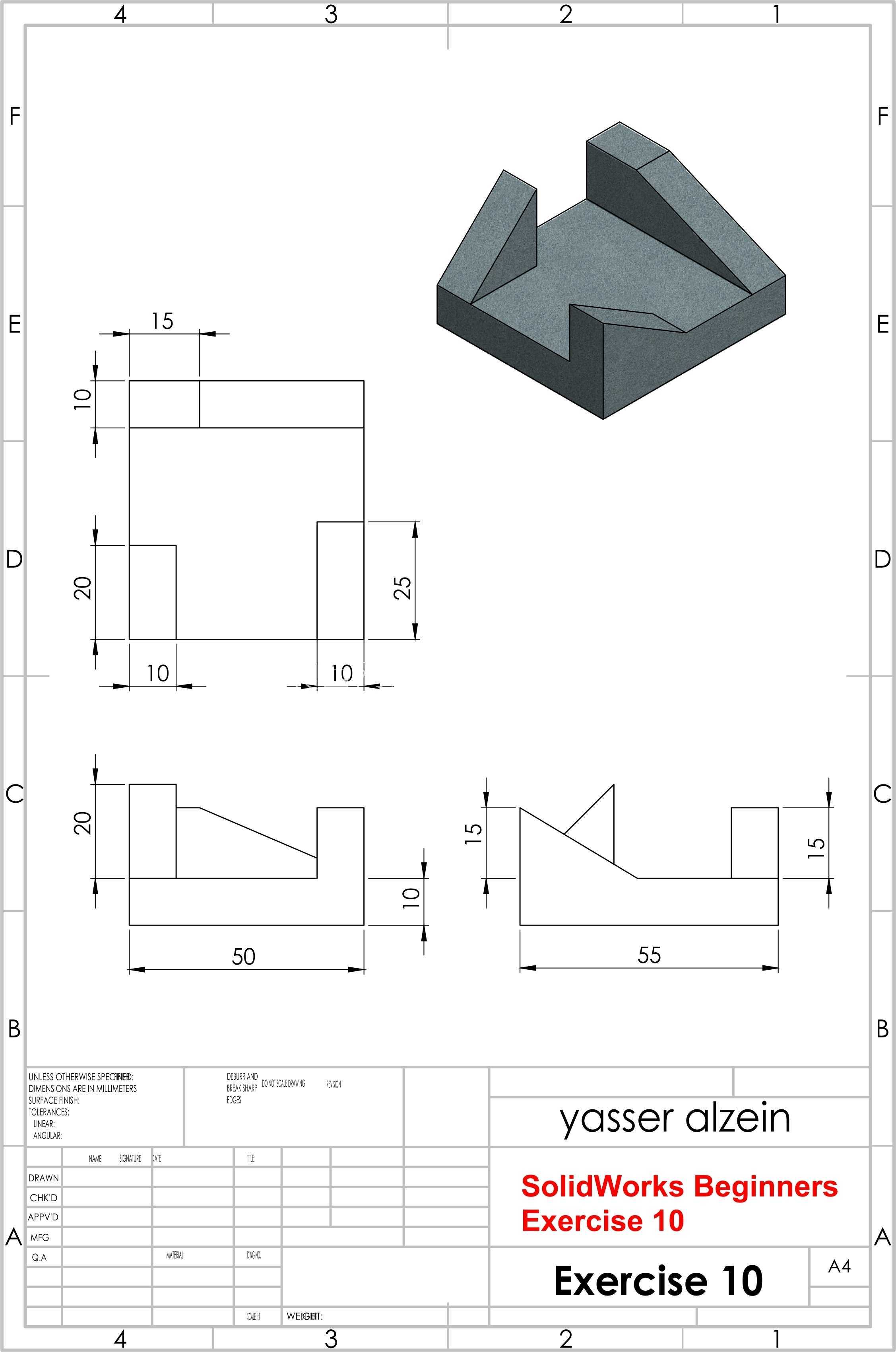 SolidWorks ��ѧ����ϰ 10