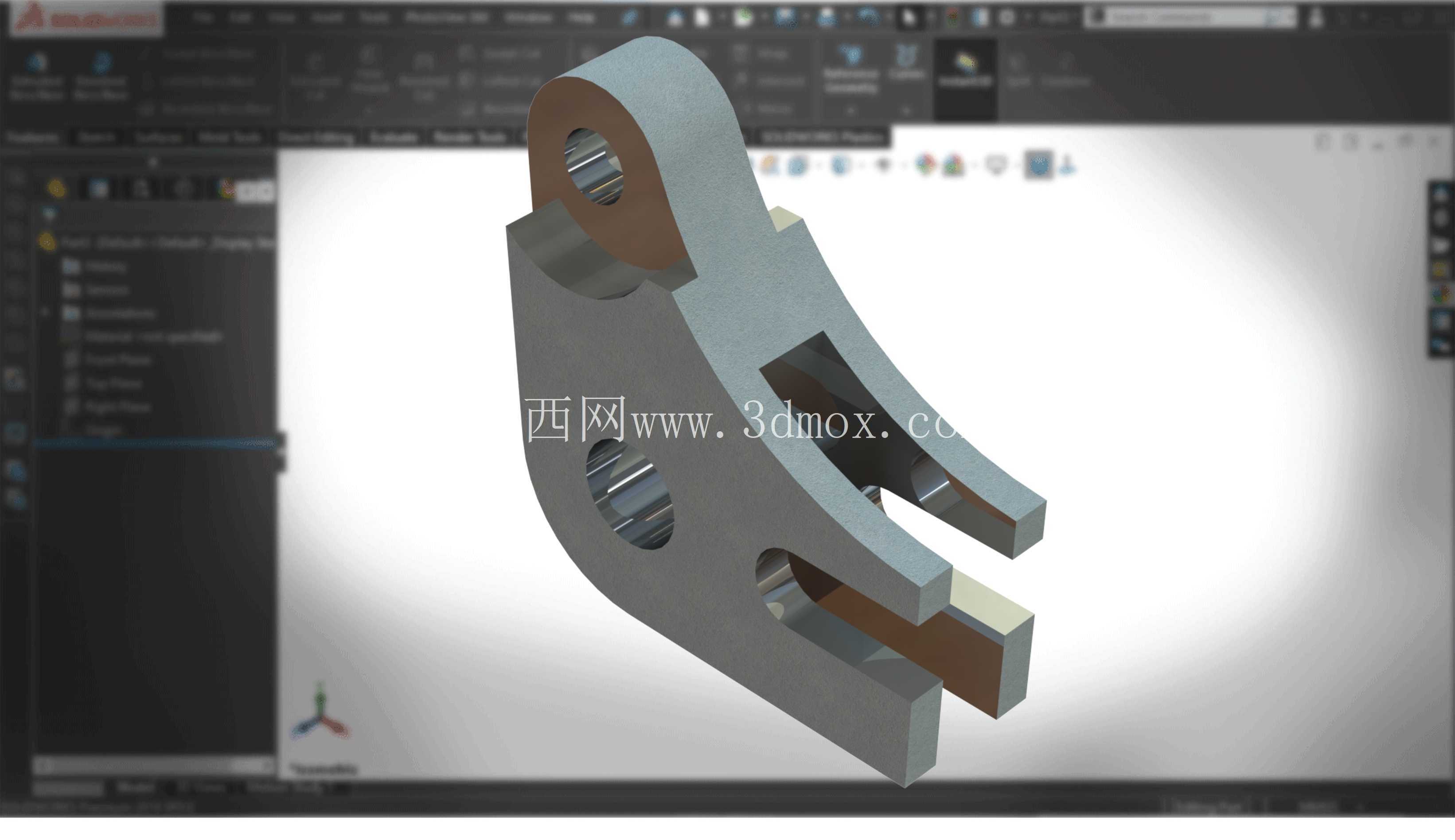 SolidWorks 教程初学者练习 37