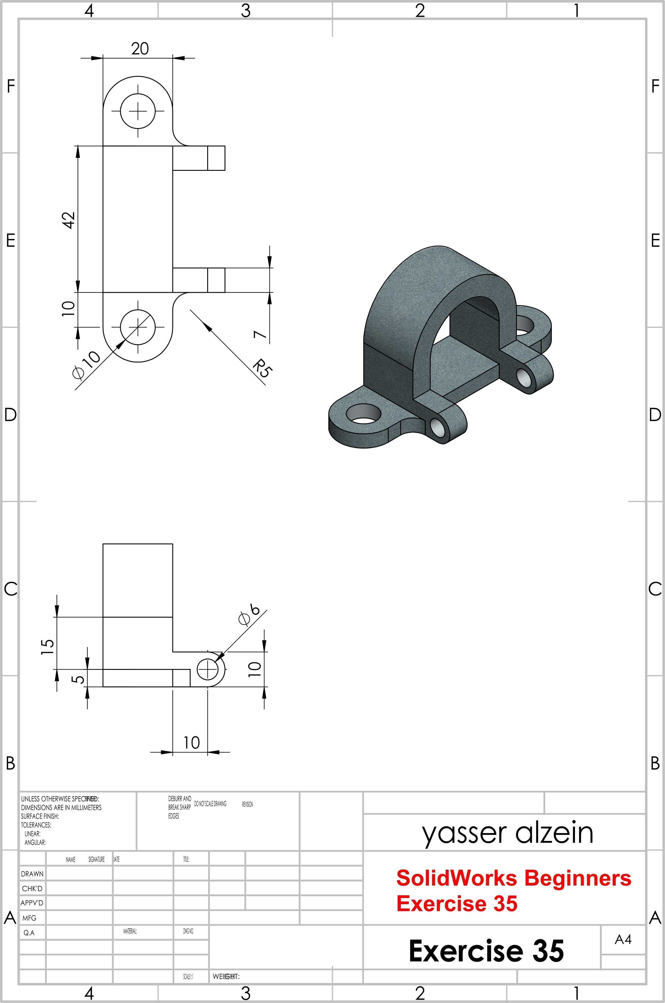 SolidWorks ��ѧ����ϰ 35