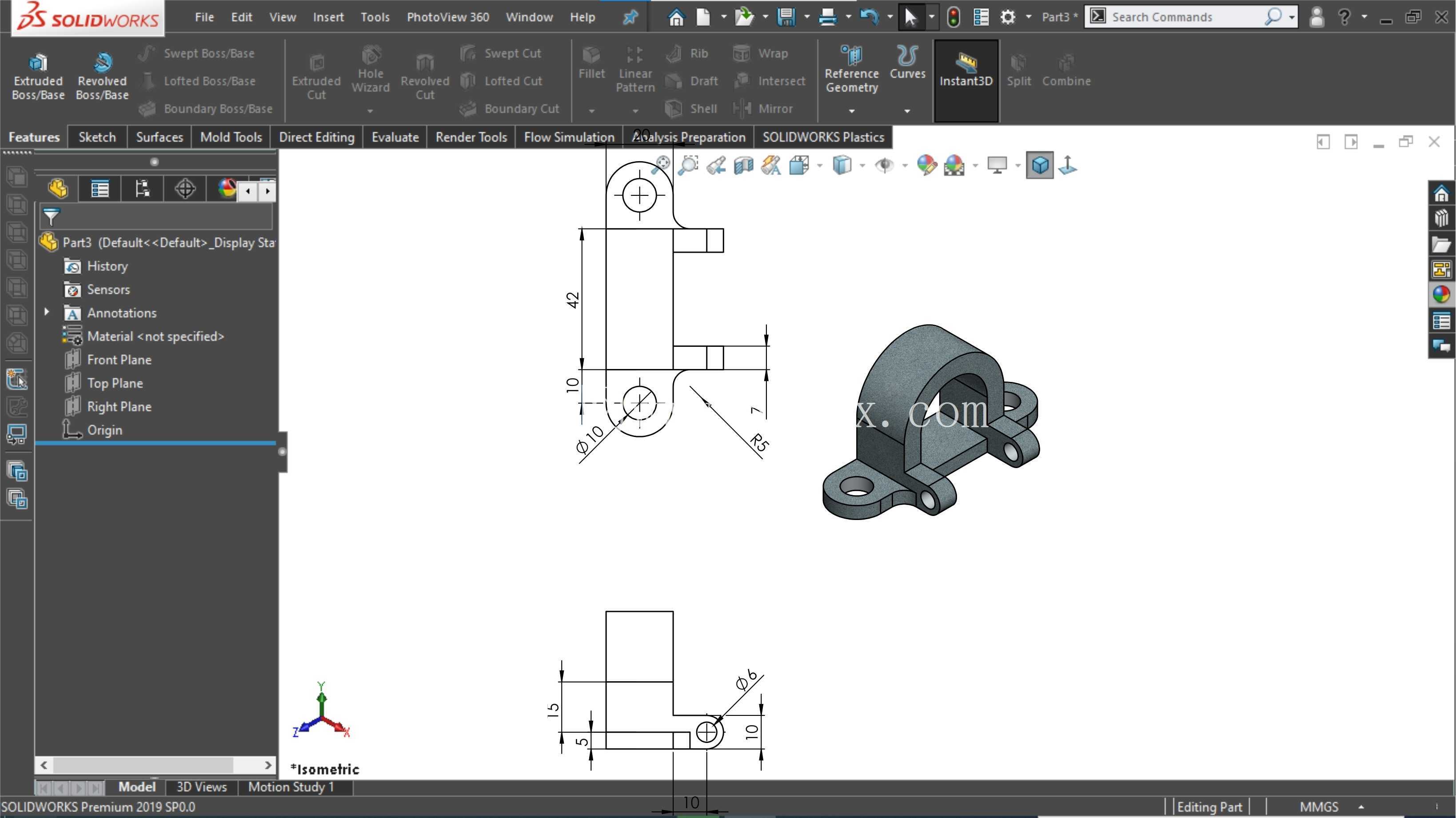 SolidWorks ��ѧ����ϰ 35