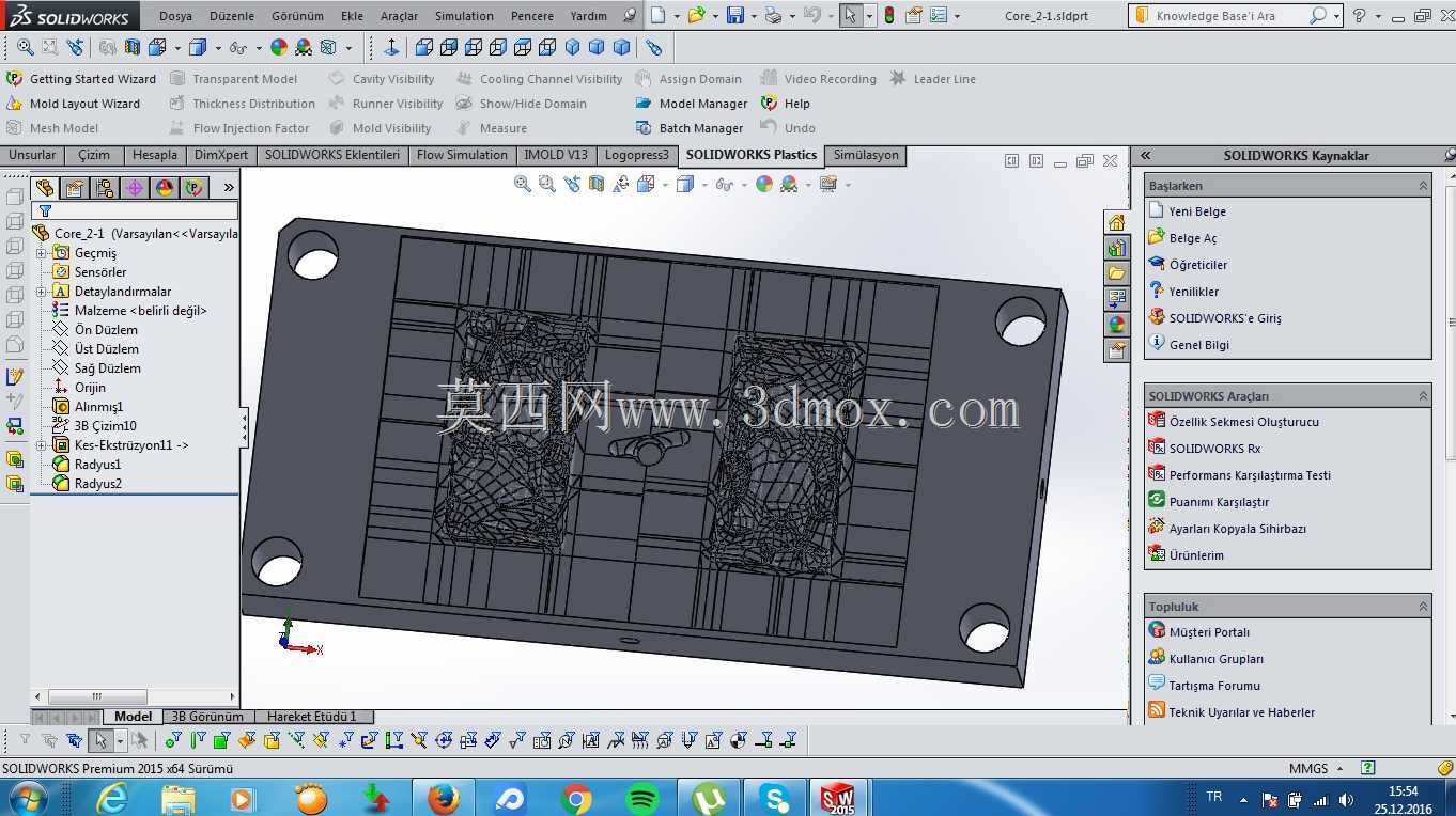 我的塑料注射模具设计le cheval