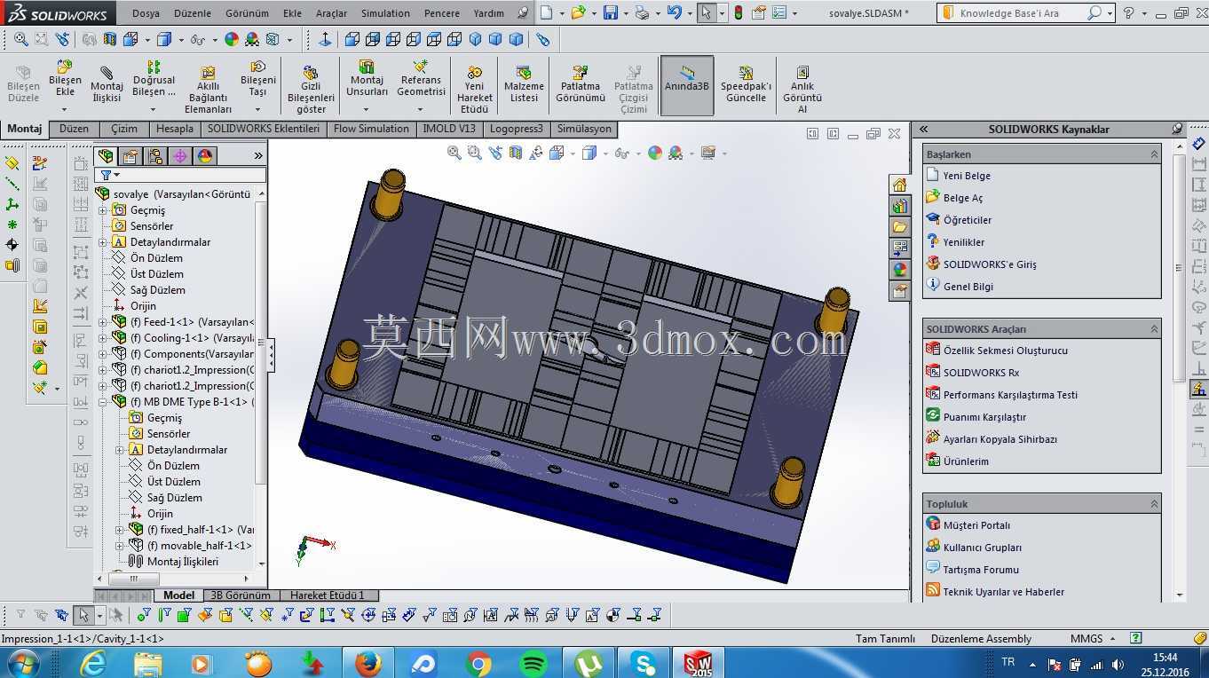 我的塑料注射模具设计le cheval