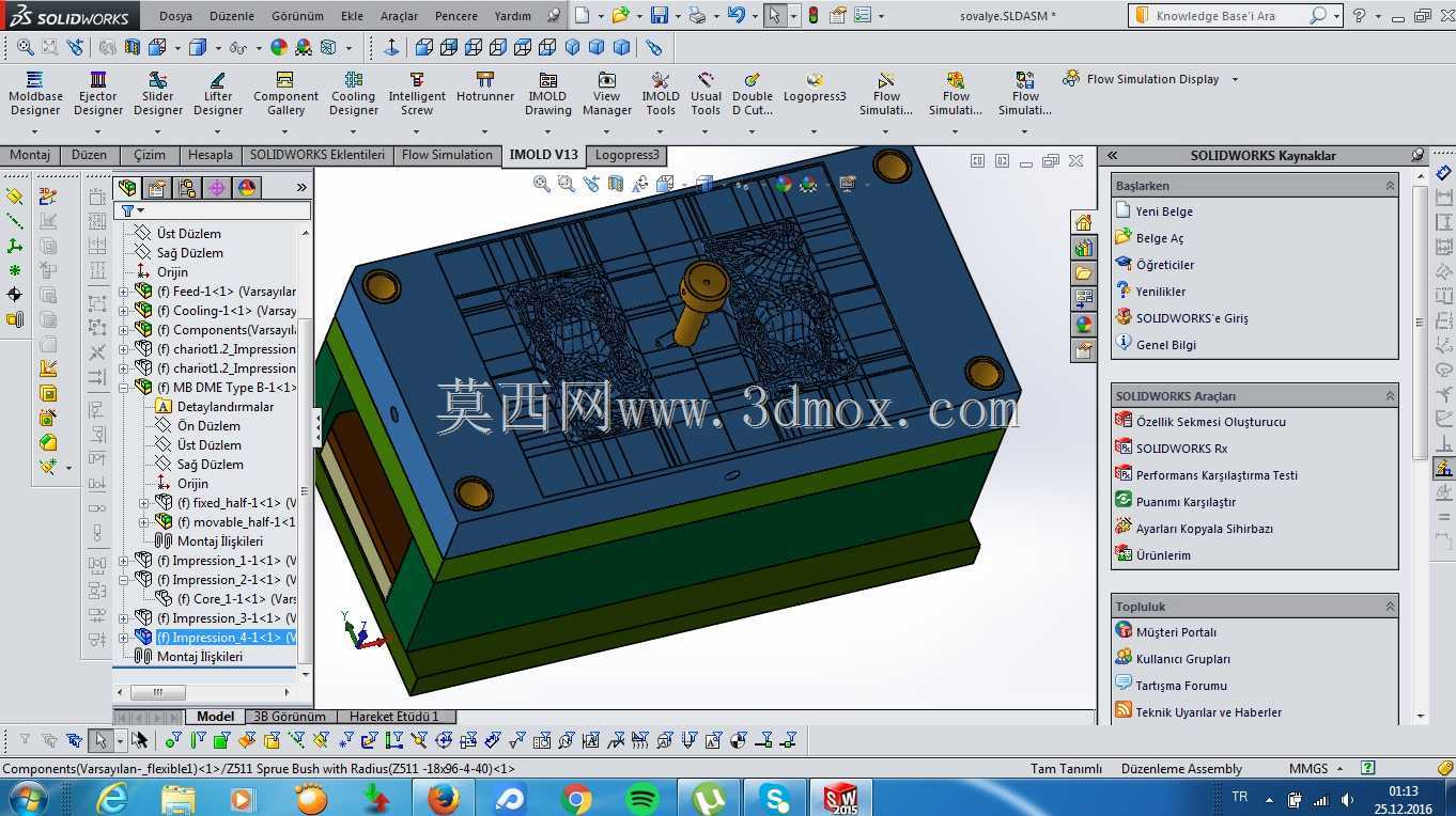 我的塑料注射模具设计le cheval