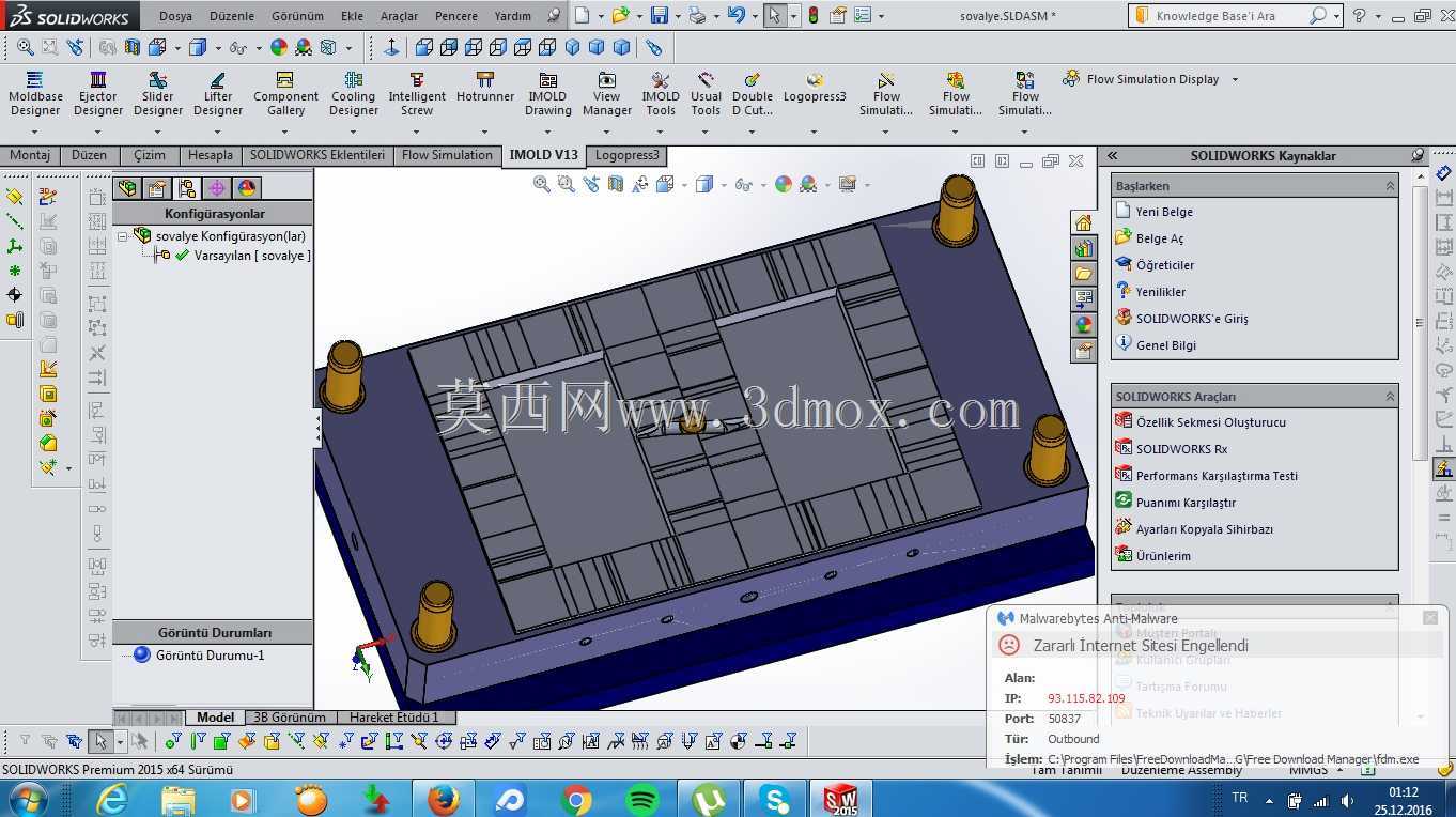 我的塑料注射模具设计le cheval