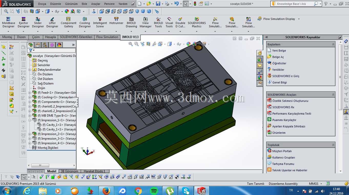 我的塑料注射模具设计le cheval