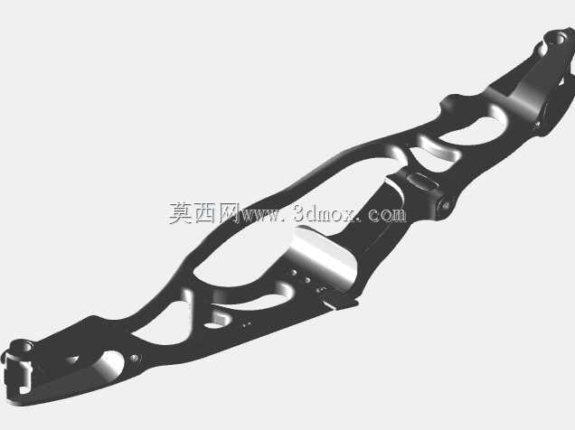 霍伊特轴反曲弓立管 25\" 3D 扫描