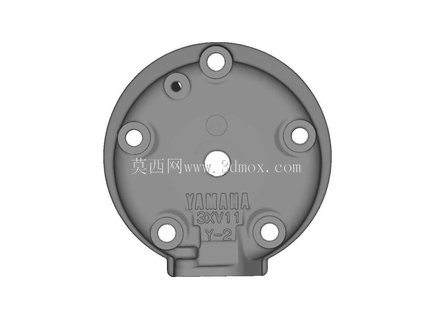 雅马哈 TZR 250 3XV 气缸盖 3D 扫描