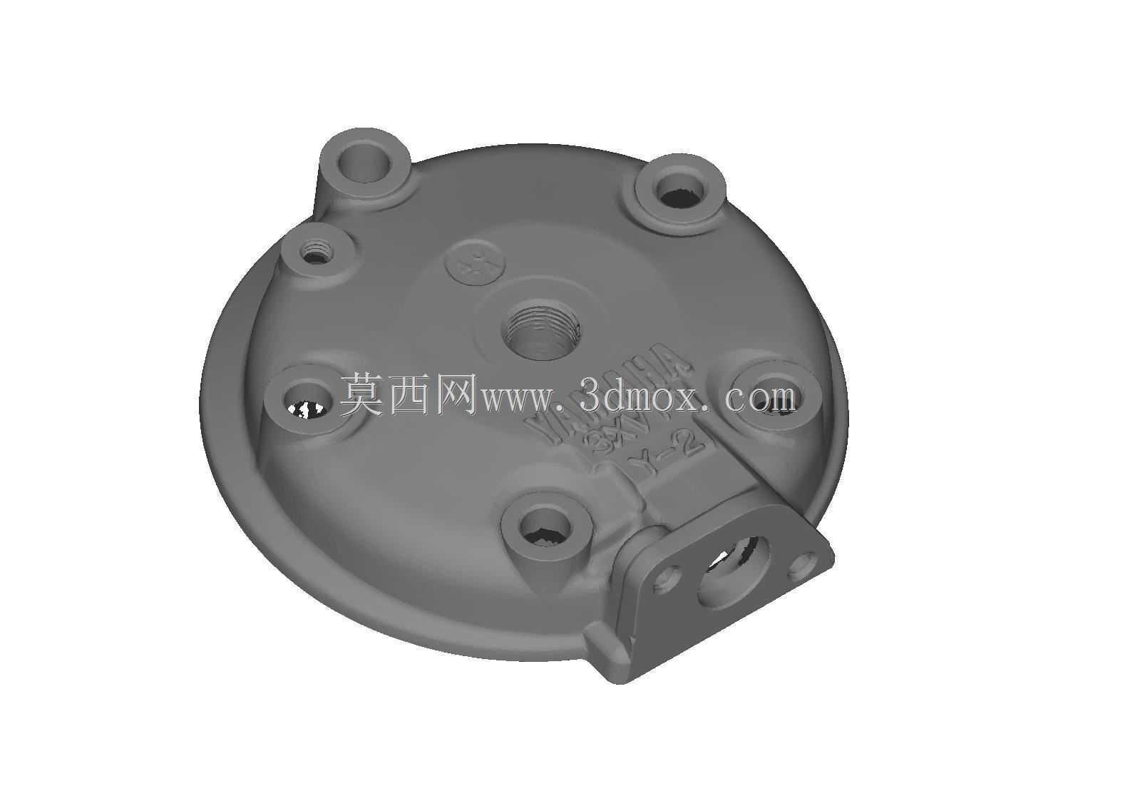 雅马哈 TZR 250 3XV 气缸盖 3D 扫描