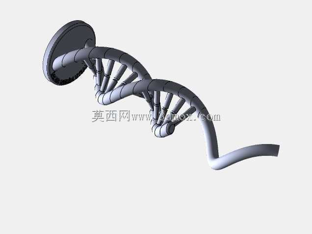 DNA螺旋3D模型