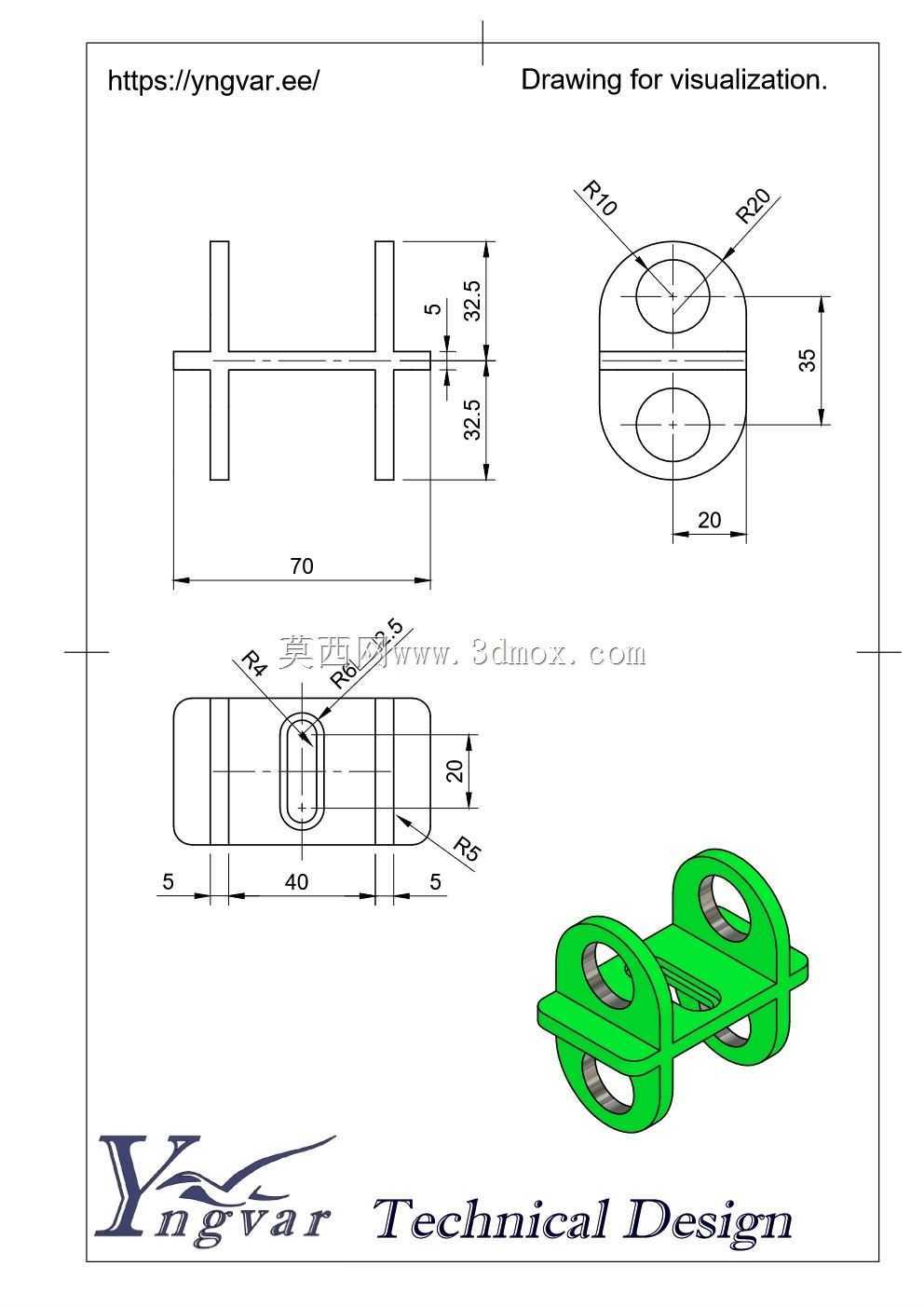 3D 零件示例