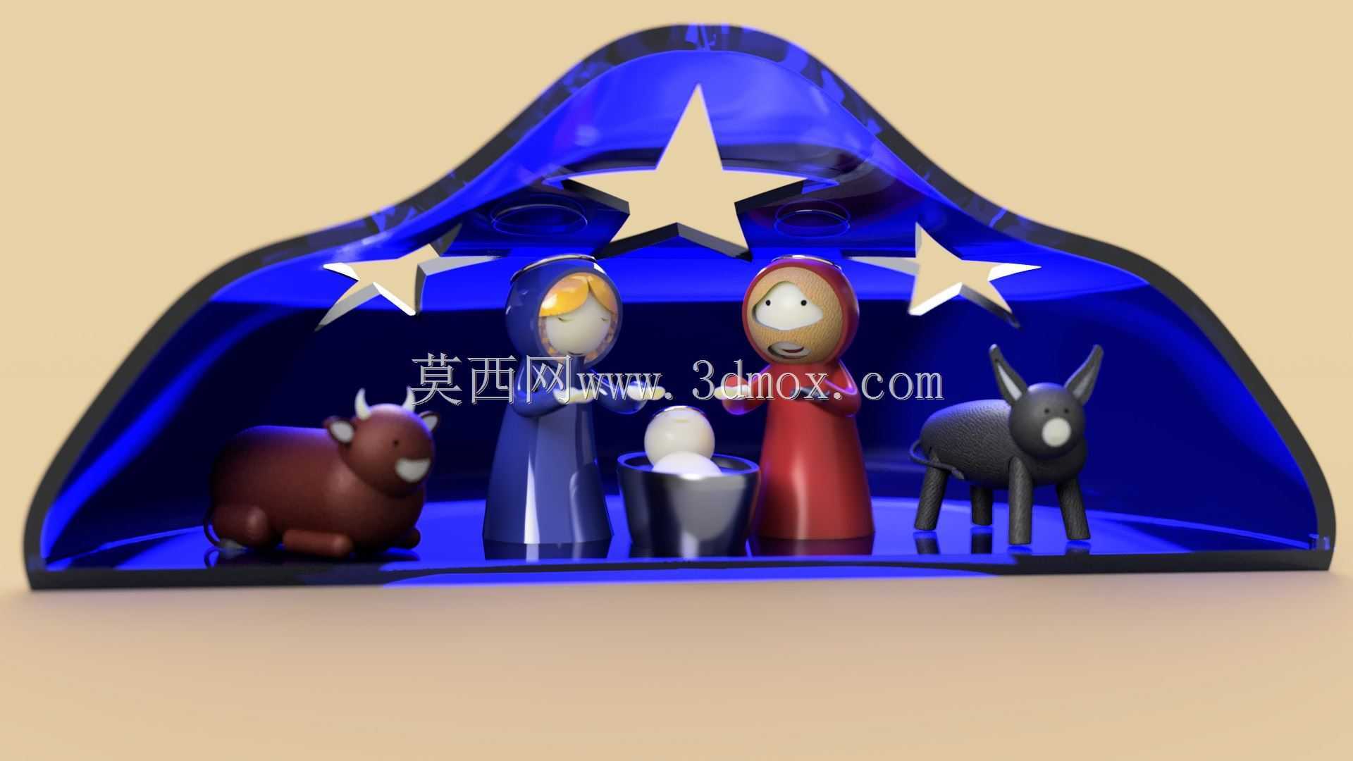 圣诞婴儿床