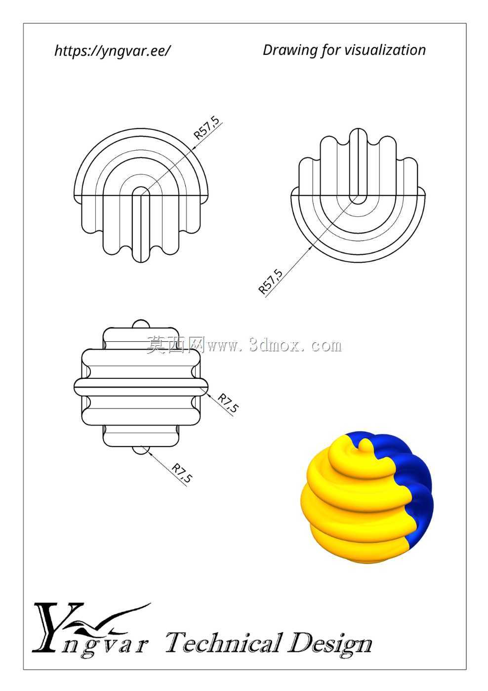 3D 零件示例