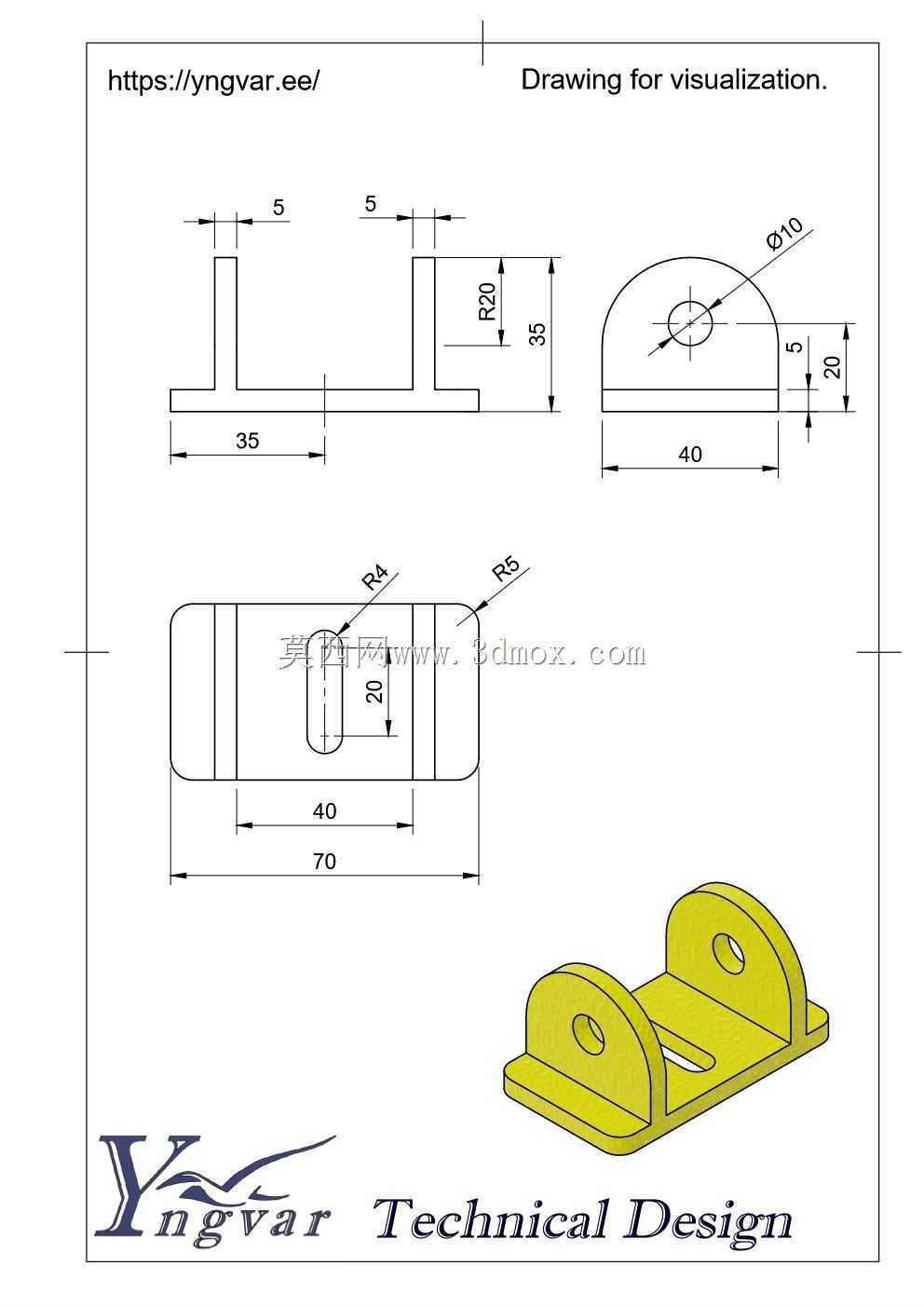 3D 零件示例