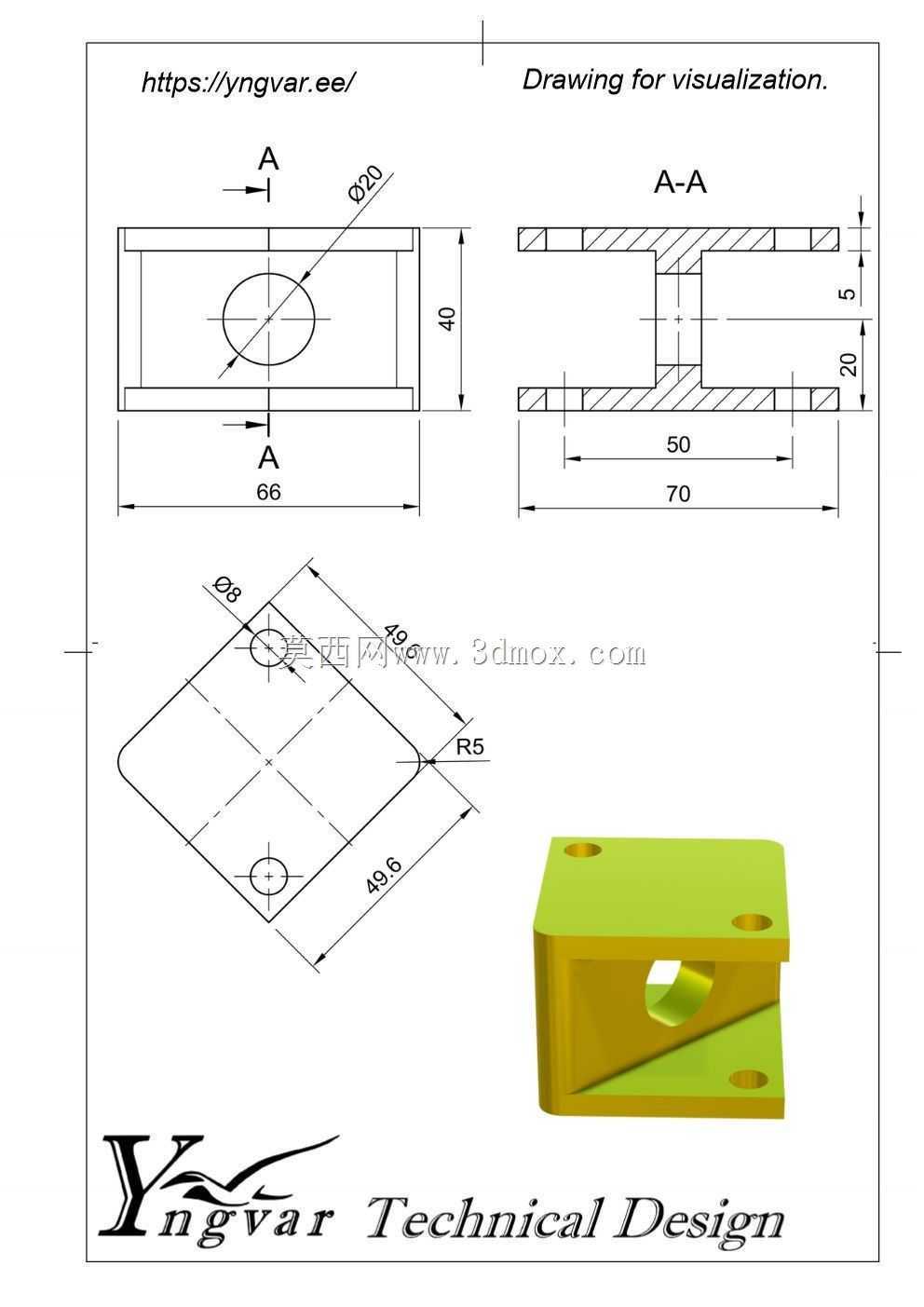 3D 零件示例