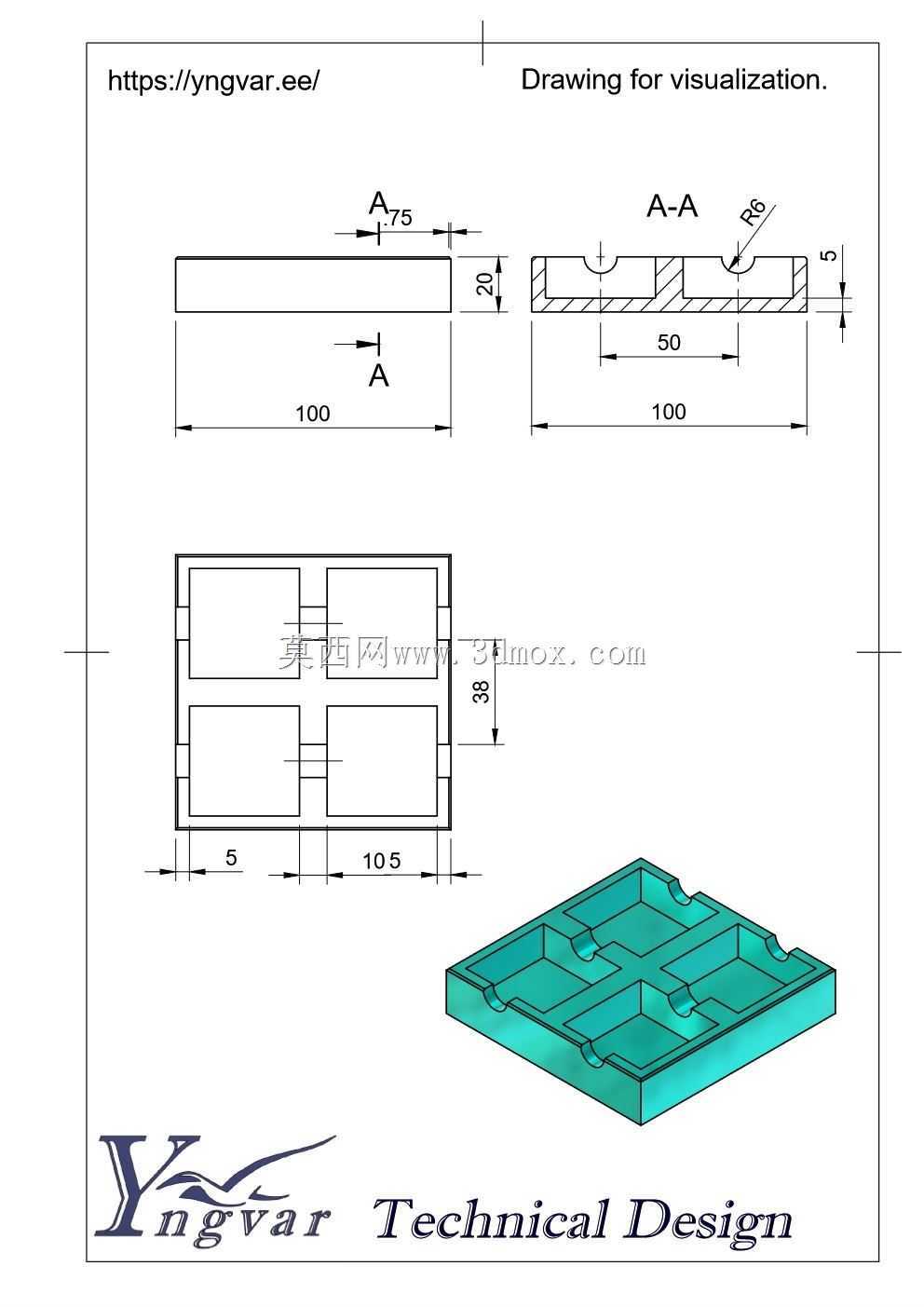 3D 零件示例