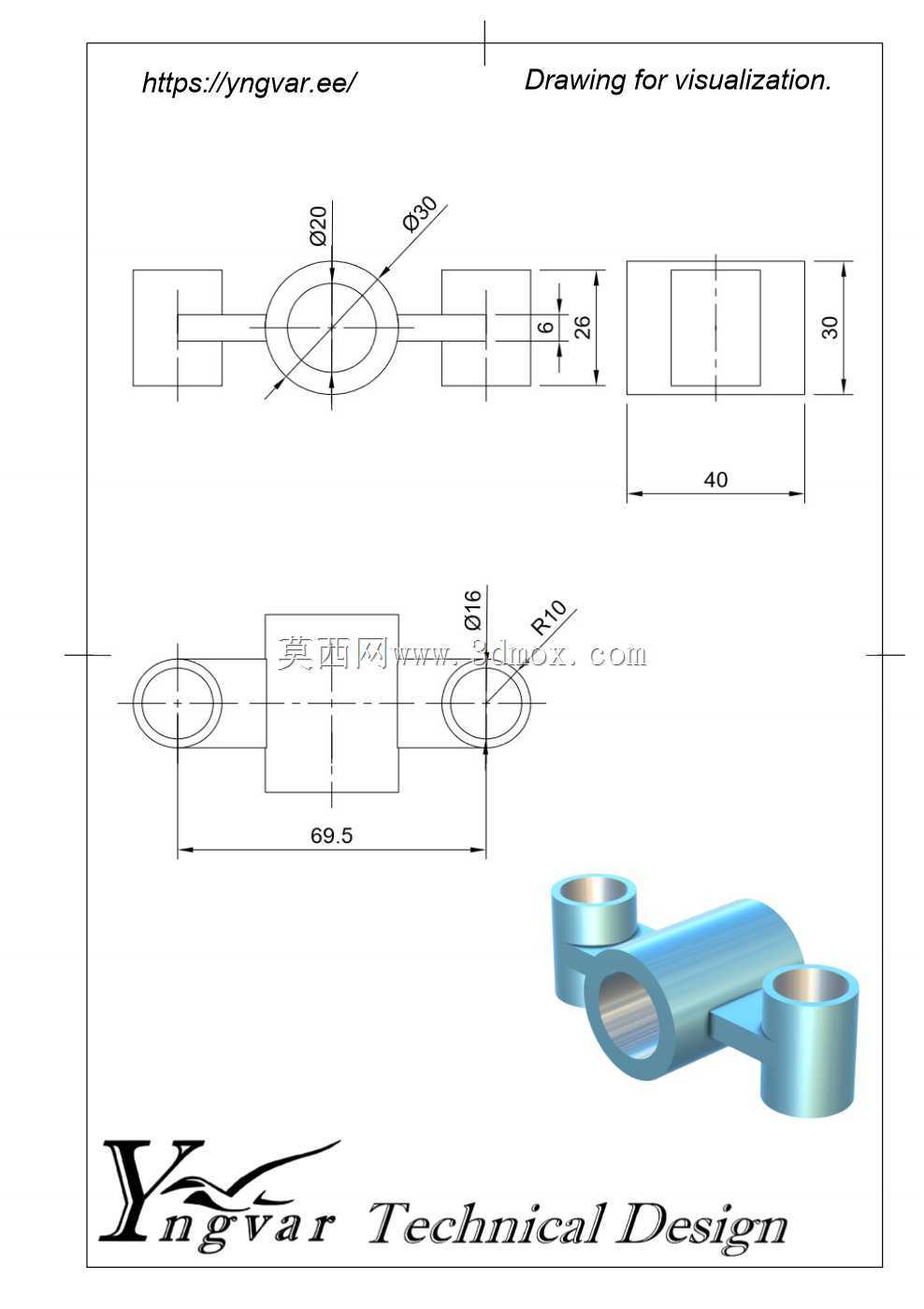 3D 零件示例