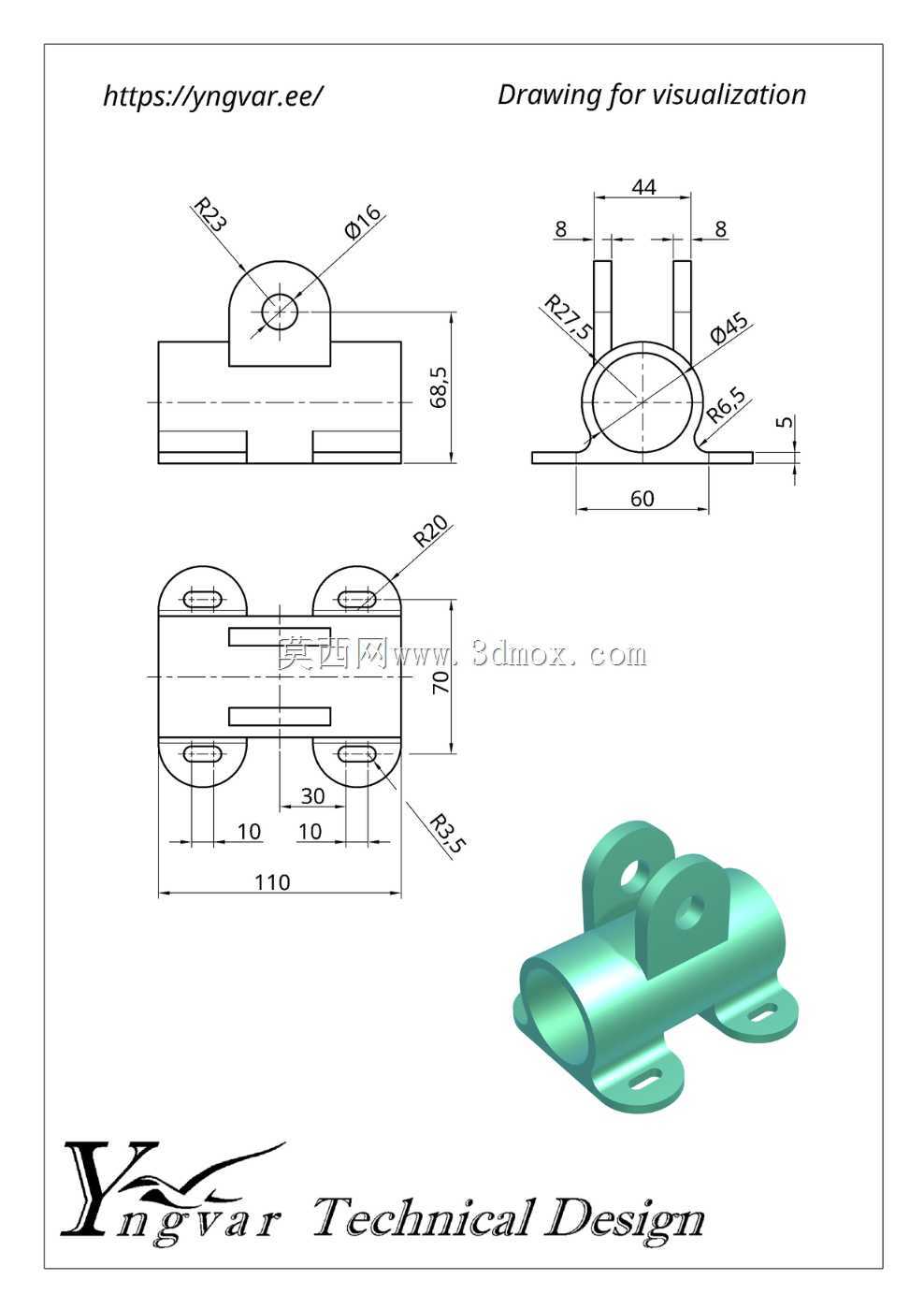 3D 零件示例