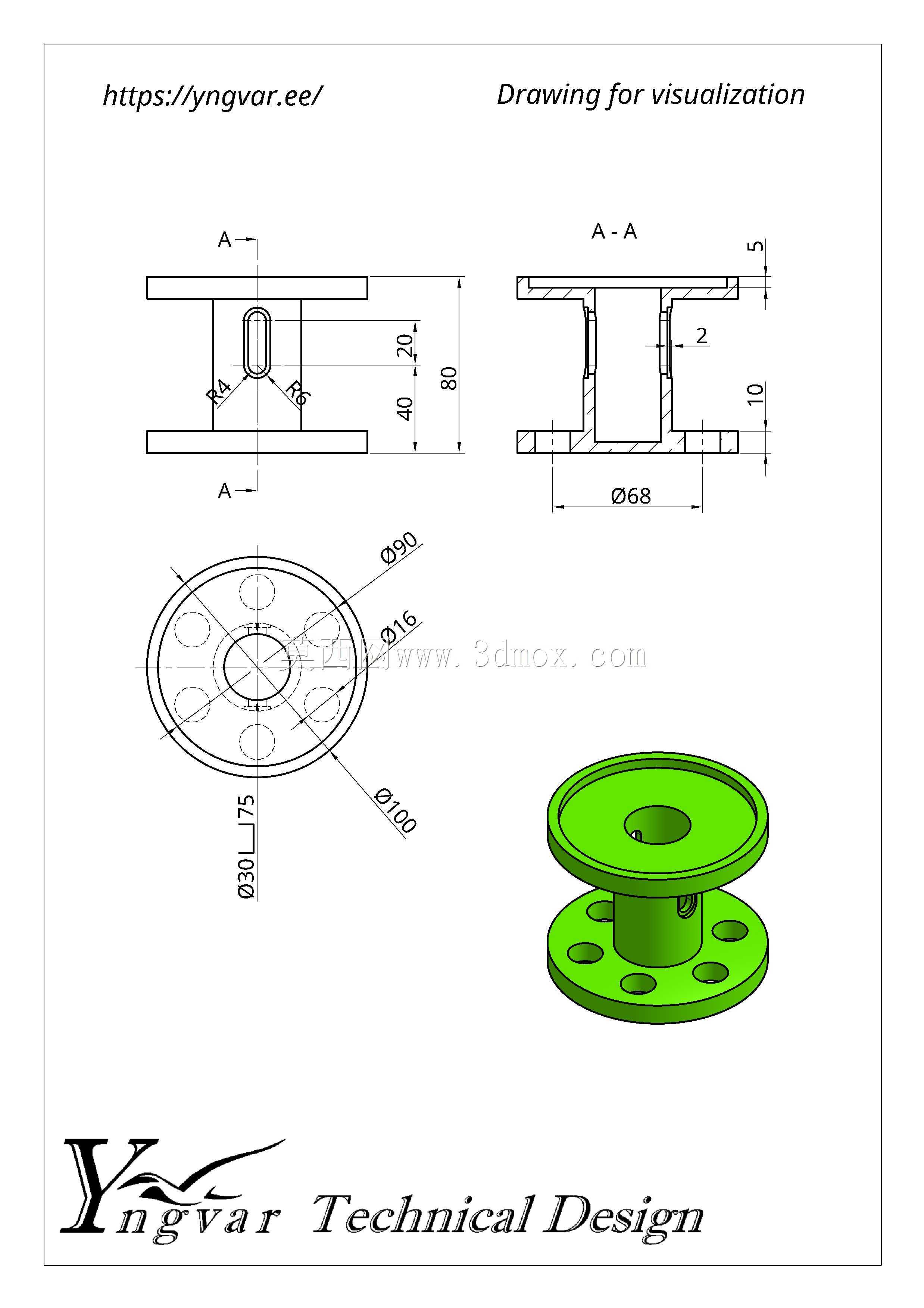 3D 零件示例