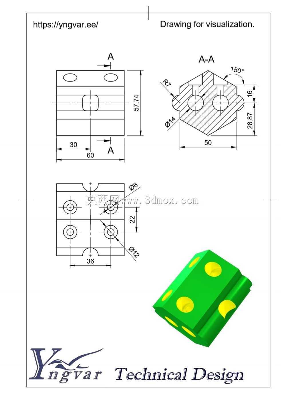 3D 零件示例