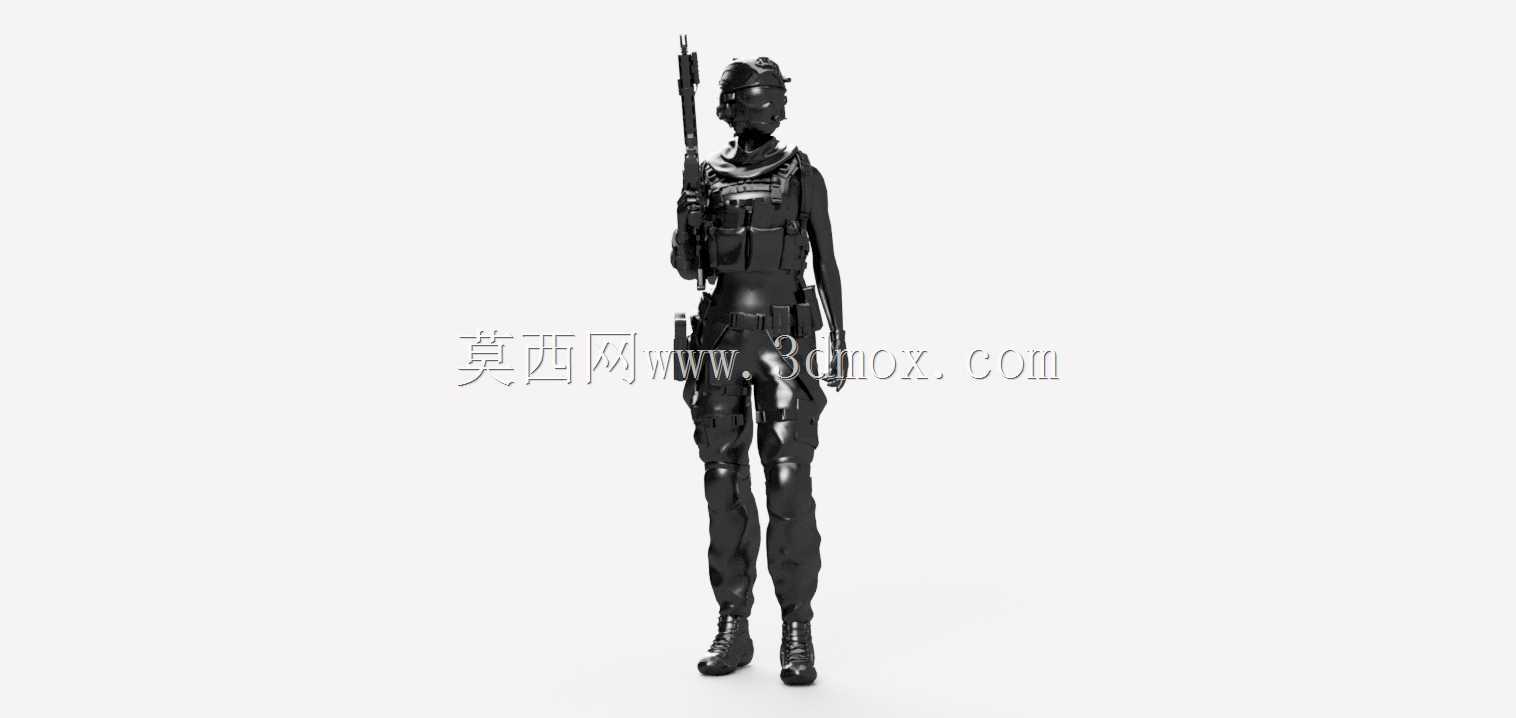 ���� 3D ��ģ�� SOLGER Girl 3D ����ģ��