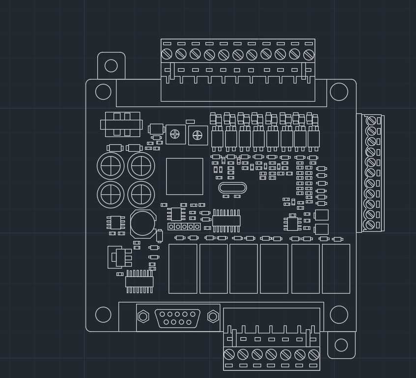 2D CADģ��PLC����FX3U-14MR