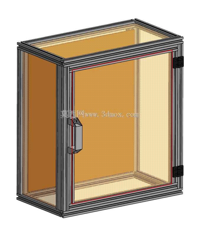 由 20x20 和 20x40 结构型材制成的盒子