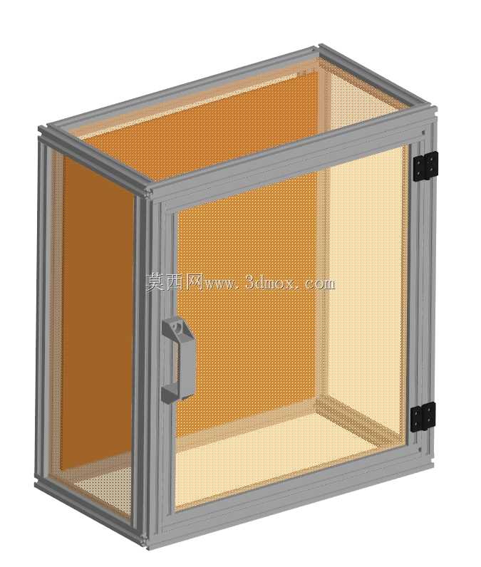 由 20x20 和 20x40 结构型材制成的盒子