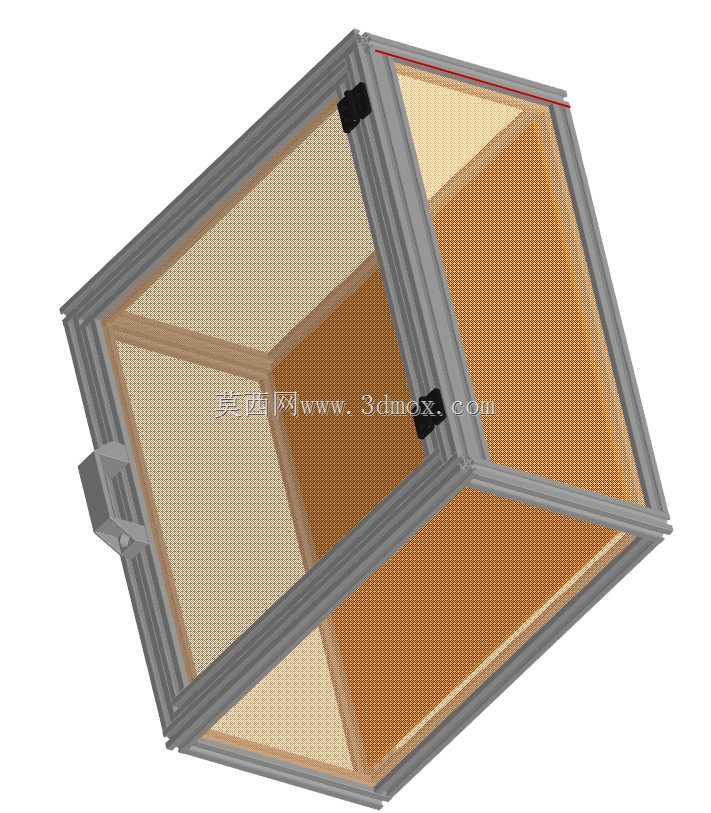 由 20x20 和 20x40 结构型材制成的盒子